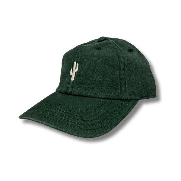 Washed Cactus Dad Hat – Green