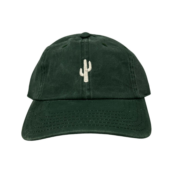 Washed Cactus Dad Hat – Green