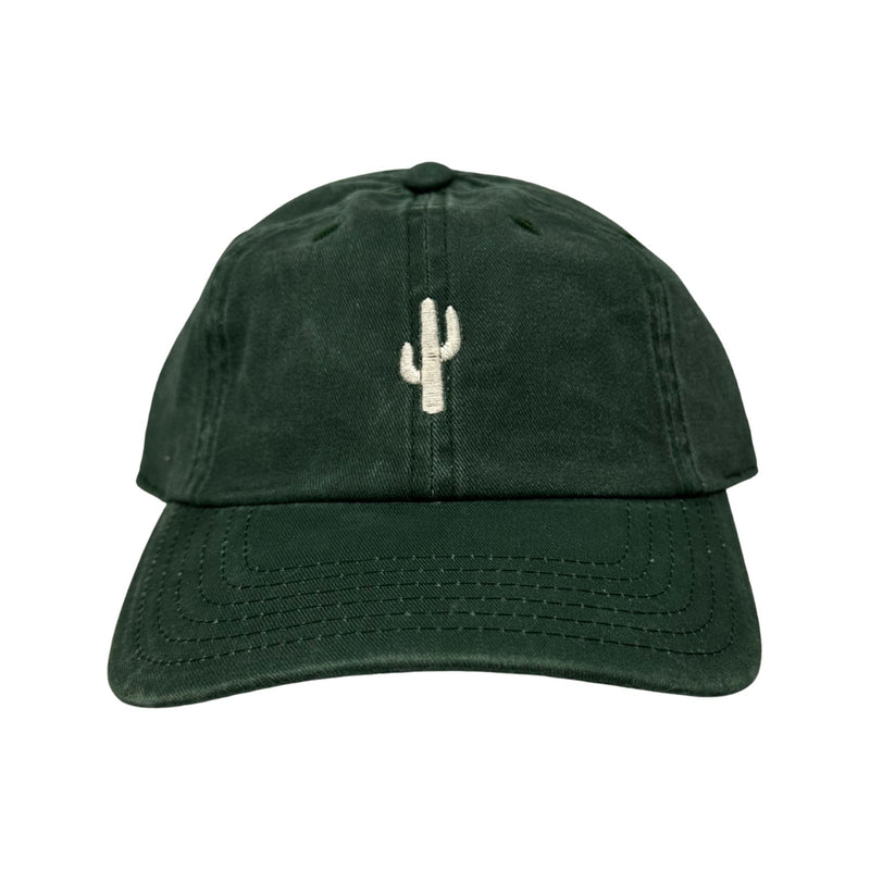 Washed Cactus Dad Hat – Green