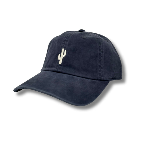 Washed Cactus Dad Hat – Navy