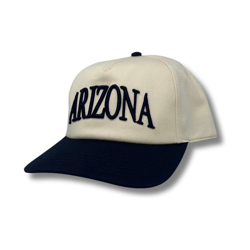 Arizona Puffed Roscoe – Ivory/ Navy