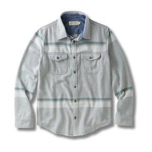 Blanket Shirt - Heather Grey Sunzal Stripe - Rooster 