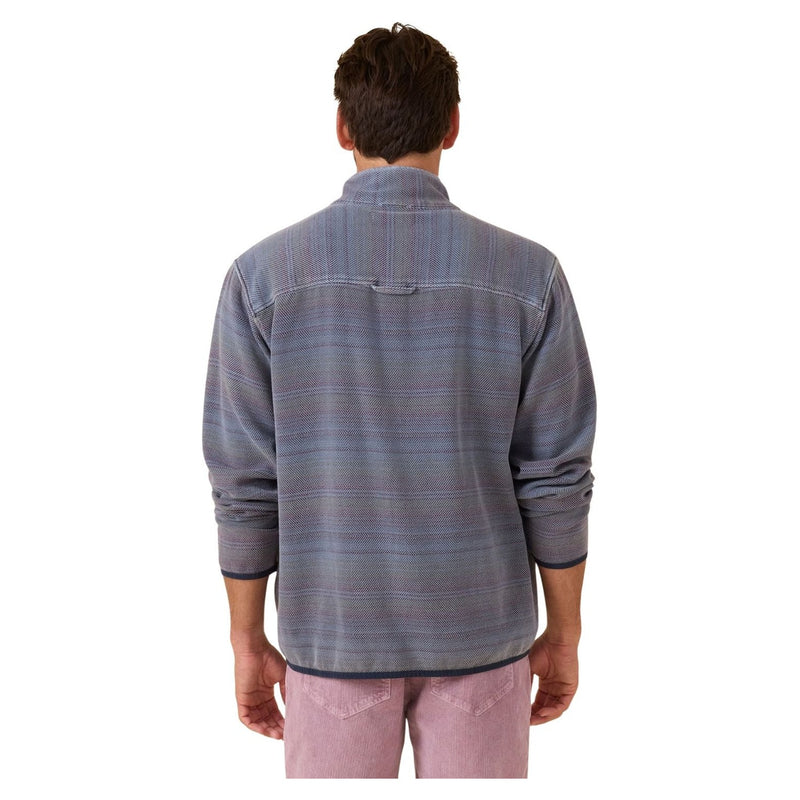 Blanket Snap Popover – French Blue Mojave Stripe