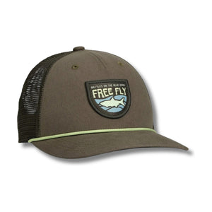 Blue Edge Trucker Hat - Rooster 
