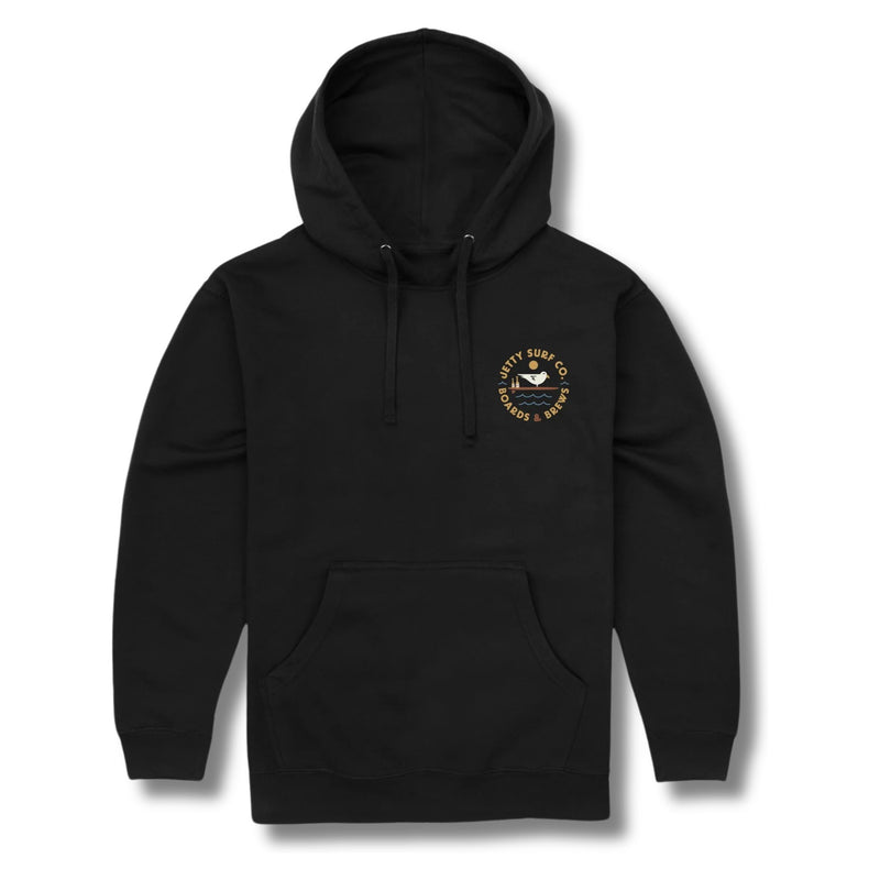 Boards and Brews Hoodie – Black