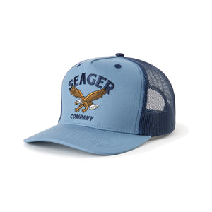 Bradley Trucker Snapback Faded Denim - Rooster 