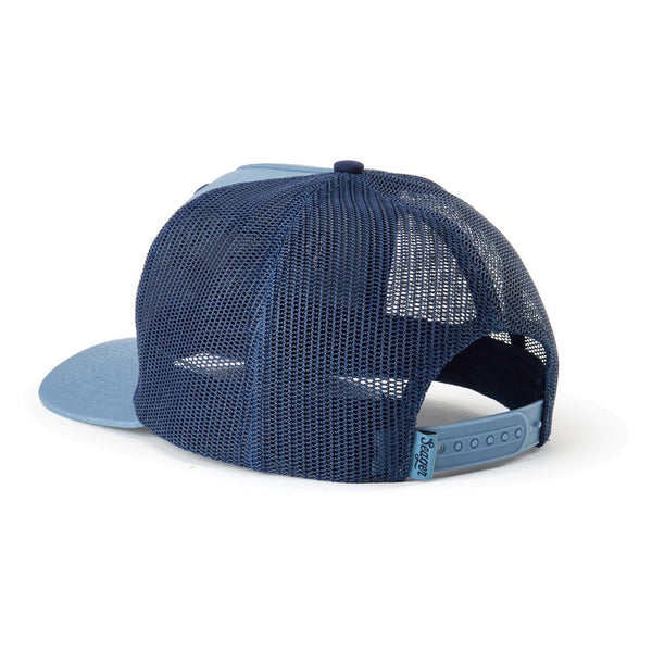 Bradley Trucker Snapback Faded Denim - Rooster 