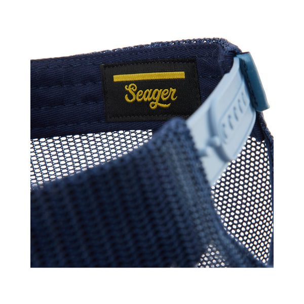 Bradley Trucker Snapback Faded Denim - Rooster 