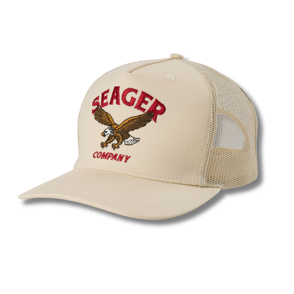 Bradley Trucker Snapback Cream - Rooster 