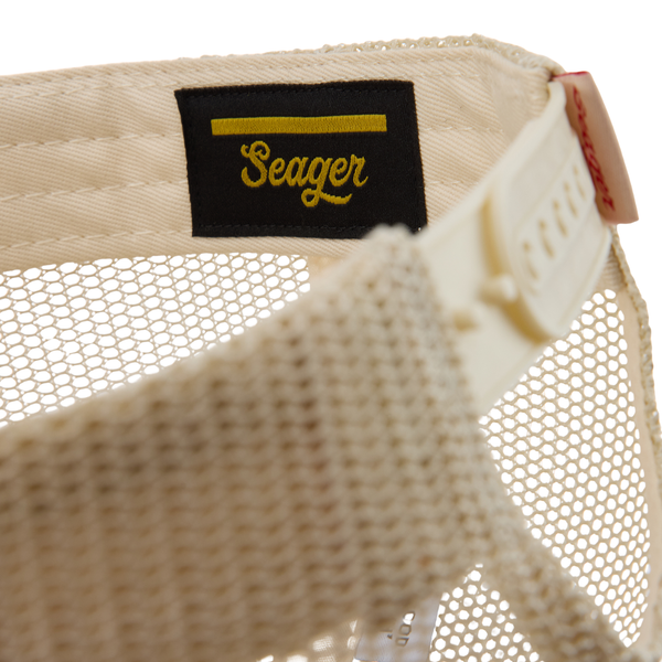 Bradley Trucker Snapback Cream - Rooster 