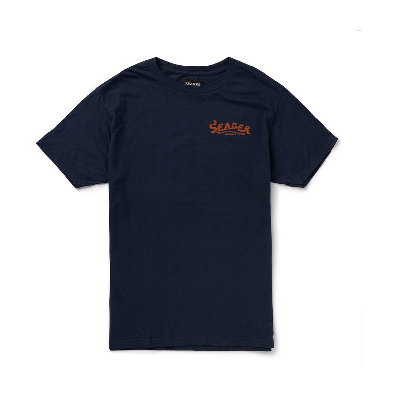 Burnout Tee – Navy