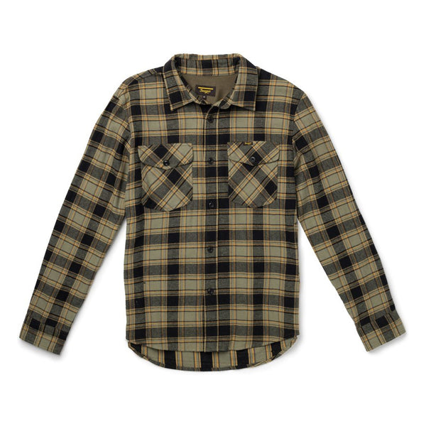Calico Flannel – Black / Olive
