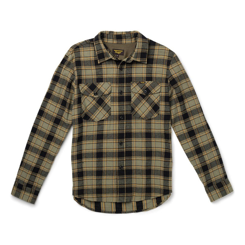 Calico Flannel – Black / Olive