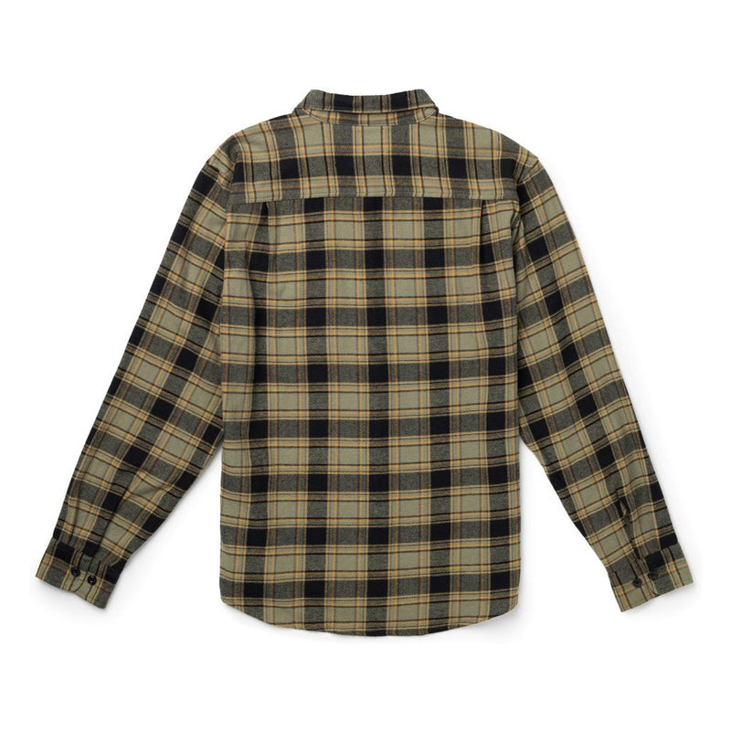 Calico Flannel – Black / Olive