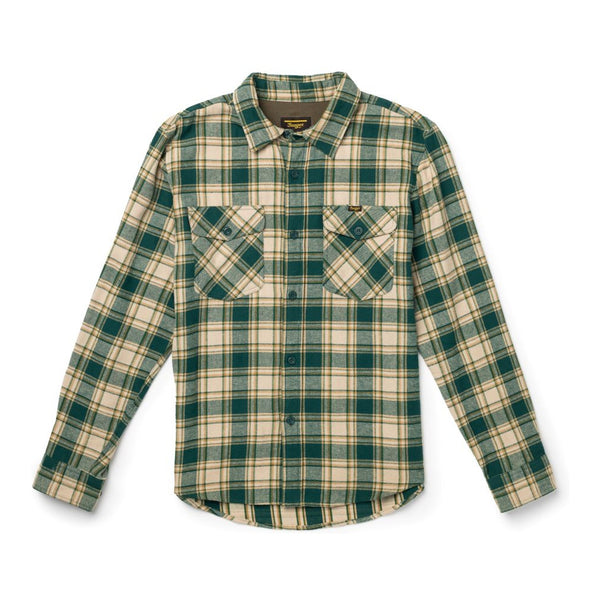 Calico Flannel – Cream / Forest