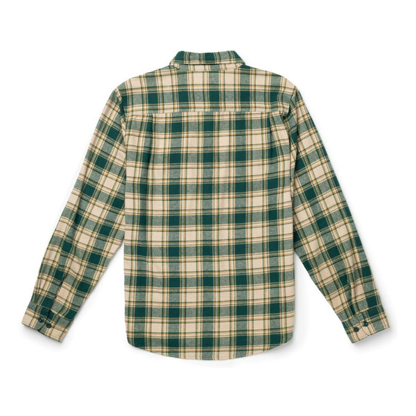 Calico Flannel – Cream / Forest