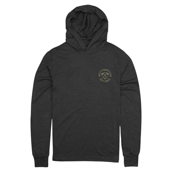 Camper Tee Hoodie – Charcoal