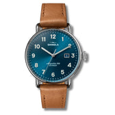 Astro Blue Tan Leather Strap