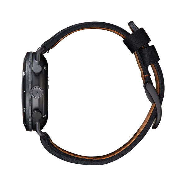 Canfield Sport 40mm Black Leather Strap - Rooster 
