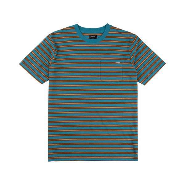 Canyon Stripe Crew – Turquoise