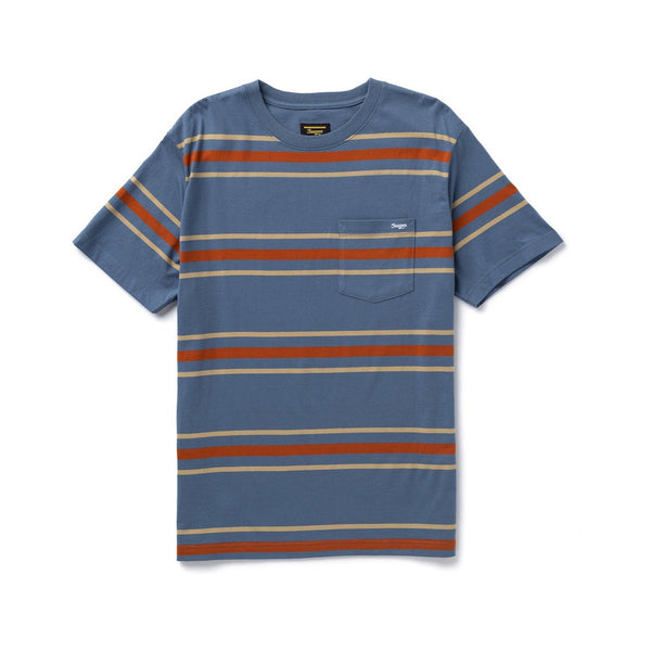 Canyon Stripe Crew – Rust/ Blue
