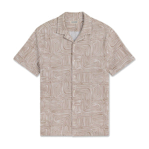 Castaway Textured Camp Shirt - Rooster 