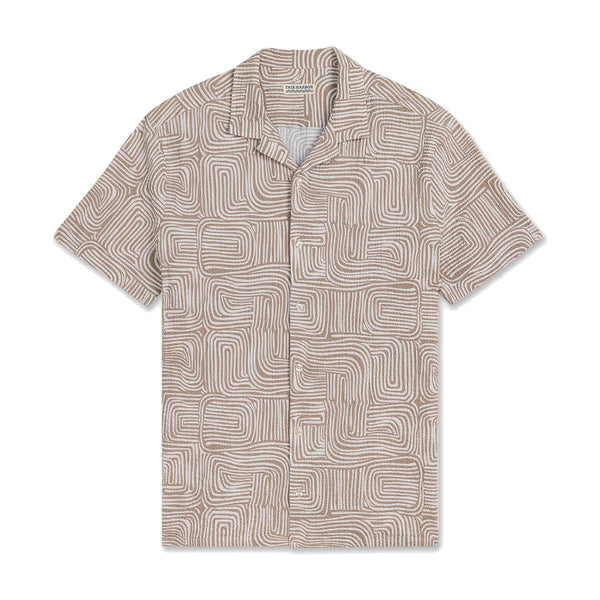Castaway Textured Camp Shirt - Rooster 