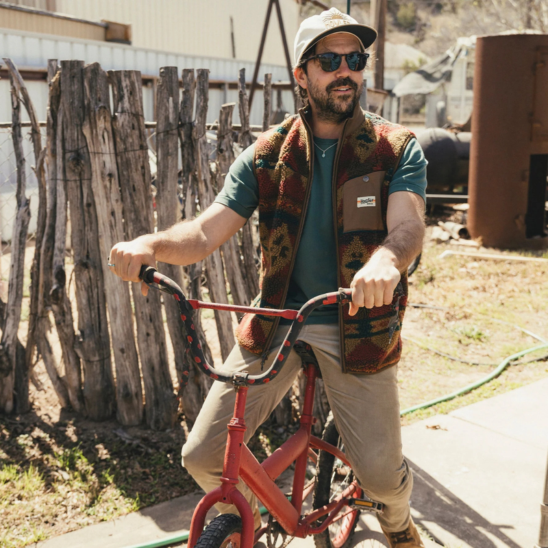 Chisos Fleece Vest – Milta Motifs : Russet