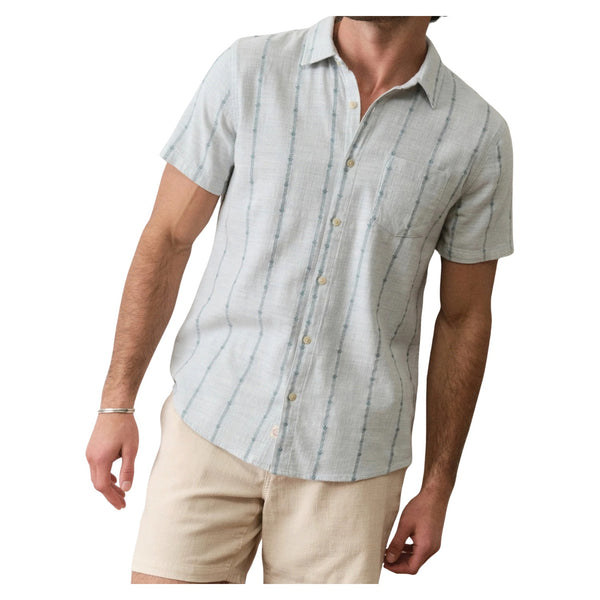 Classic Embroidered Stretch Selvage Shirt - Rooster 