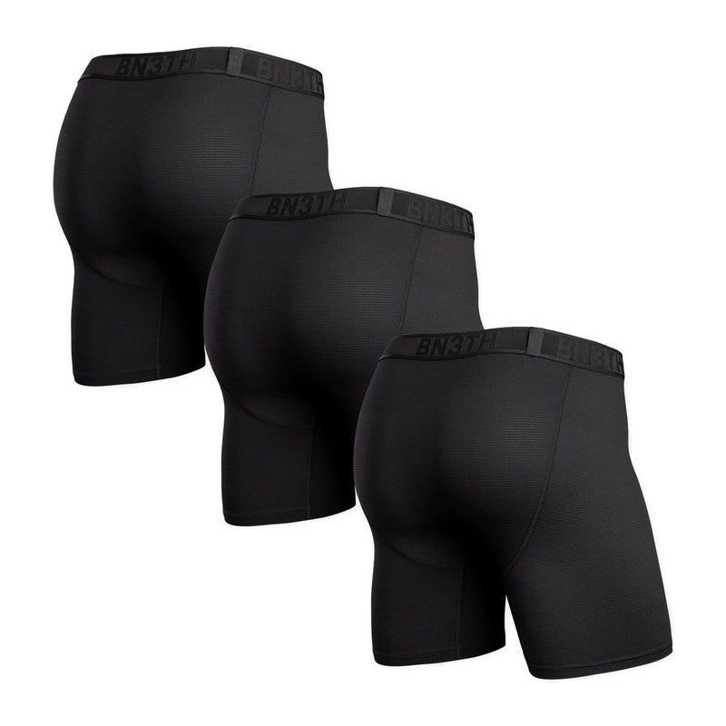 Classic Icon Boxer Brf 3Pk Sd – Color: BLACK 3 PACK