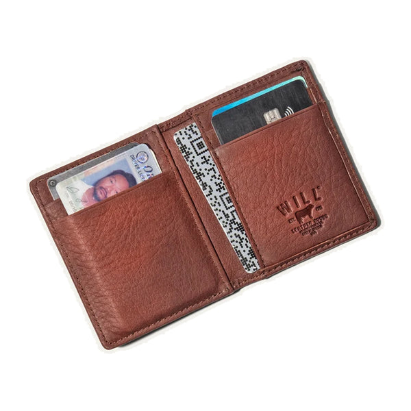 Classic Money Clip Front Pocket – Cognac
