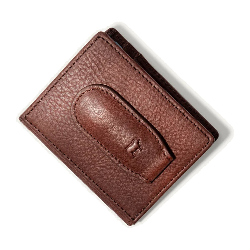 Classic Money Clip Front Pocket – Cognac