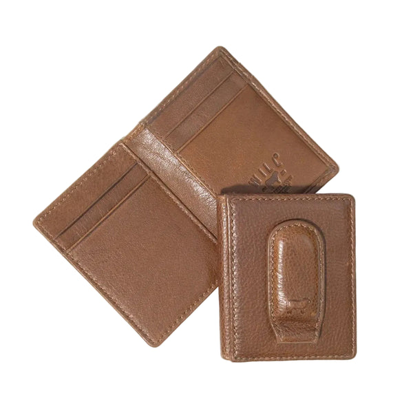 Classic Money Clip Front Pocket – Tan