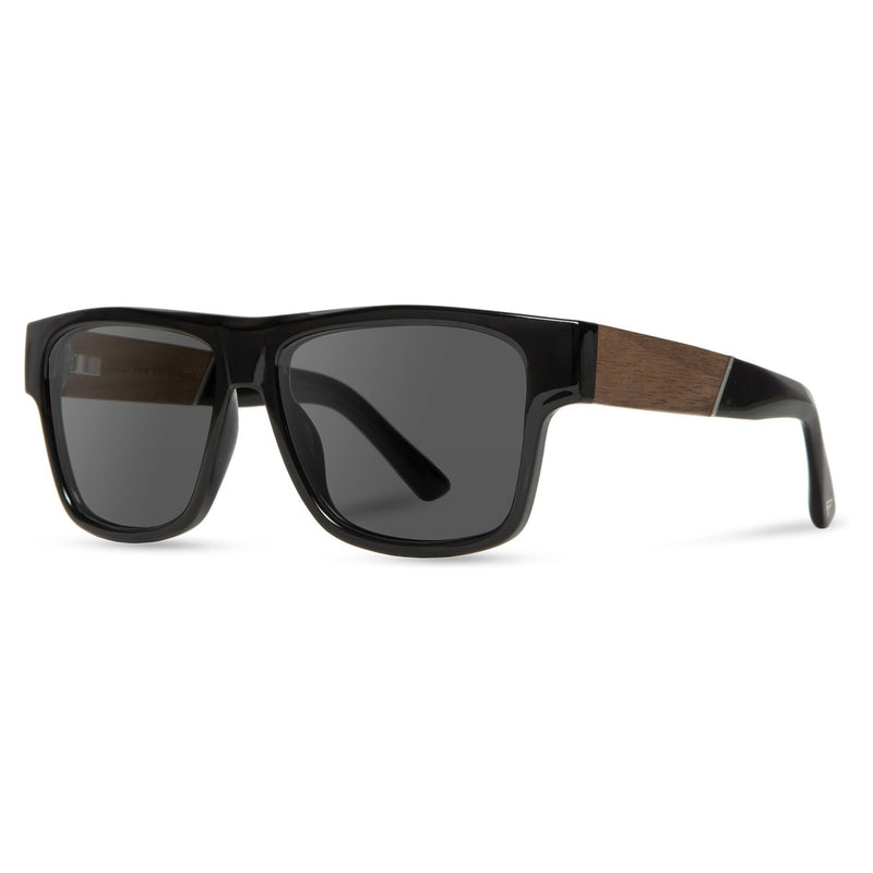 Cliff – Black/Walnut - Grey Polarized