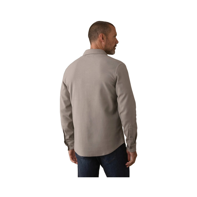 Comfort Terry Shirt Jacket – Color: Greystone