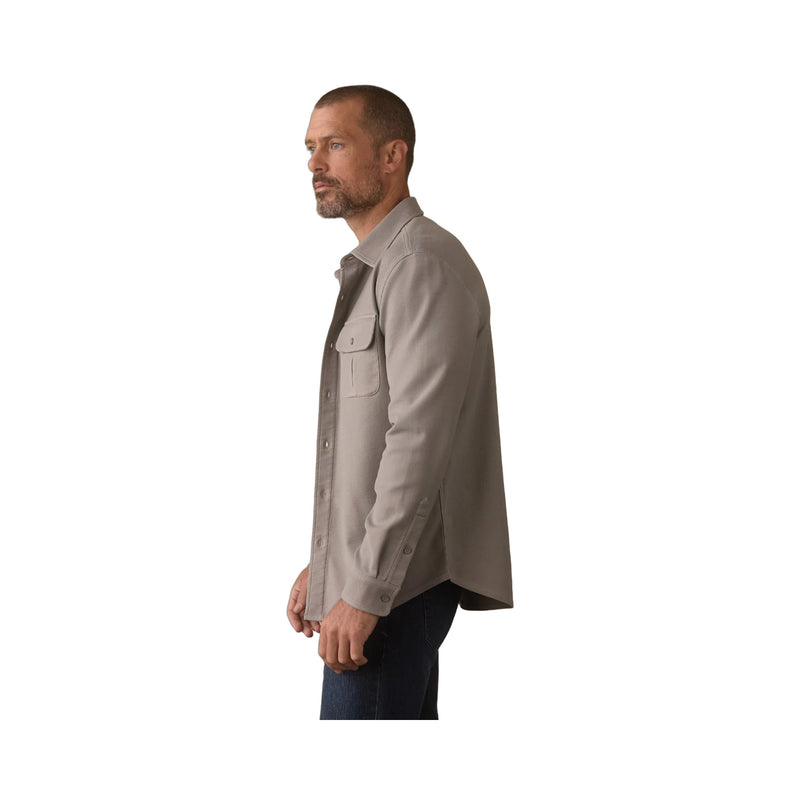 Comfort Terry Shirt Jacket – Color: Greystone