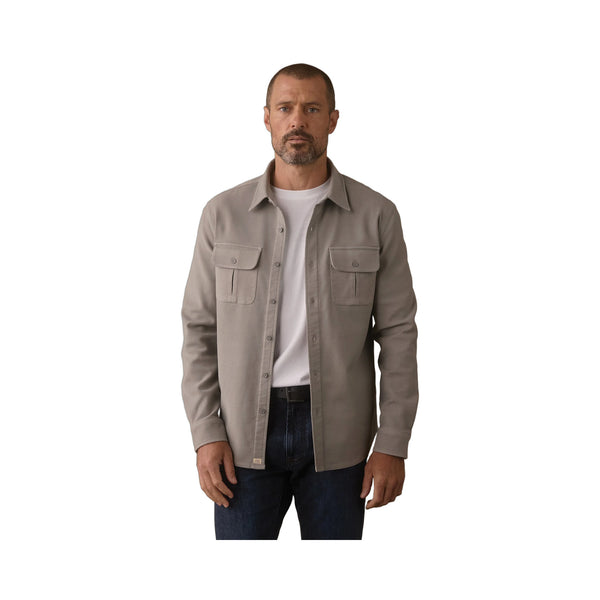 Comfort Terry Shirt Jacket – Color: Greystone