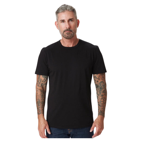 Super Soft "Supima" Tee - Black - Rooster 