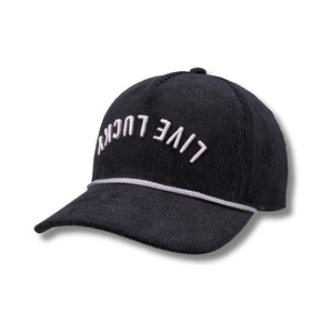 Cord Upside Down Luck 2 Black Hat - Rooster 