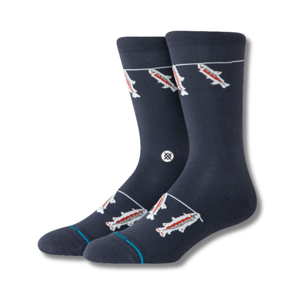 Cotton Crew Medium Cushion Socks - Rooster 