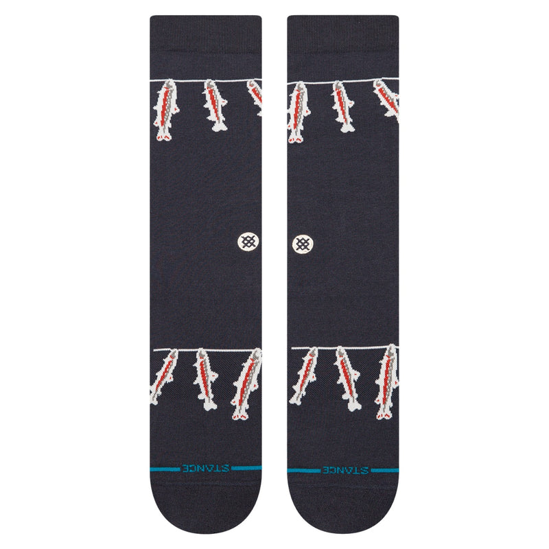 Cotton Crew Medium Cushion Socks – Gone Fishin Navy