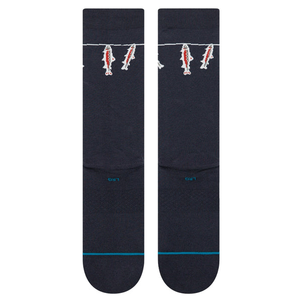 Cotton Crew Medium Cushion Socks - Rooster 