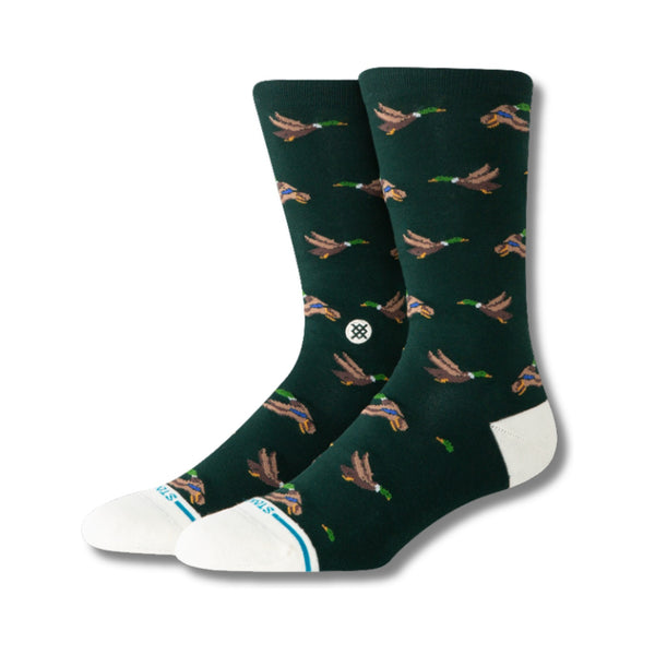 Cotton Crew Medium Cushion Socks - Rooster 