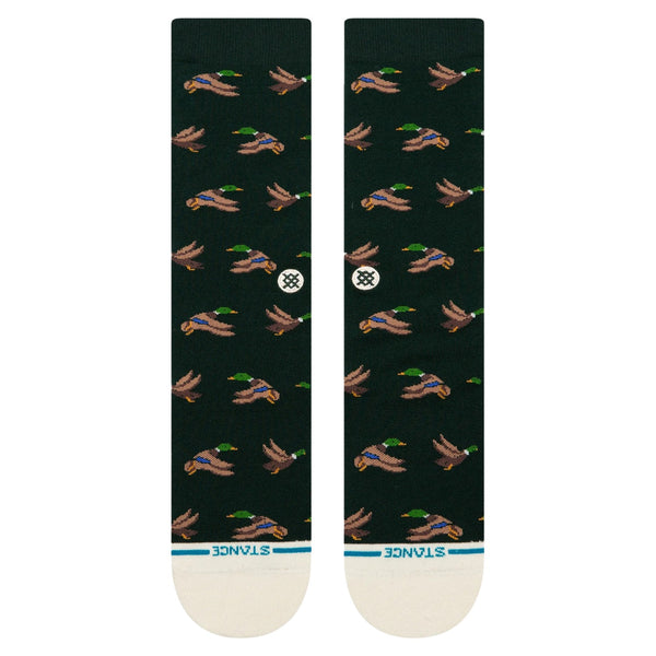 Cotton Crew Medium Cushion Socks - Rooster 