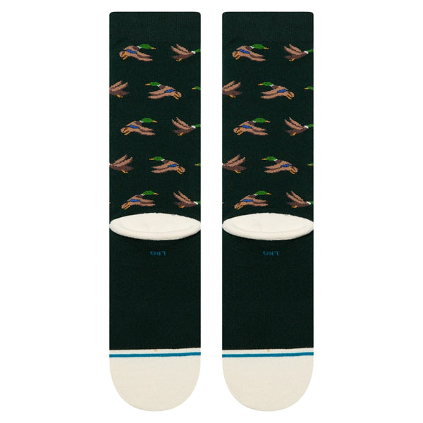 Cotton Crew Medium Cushion Socks - Rooster 