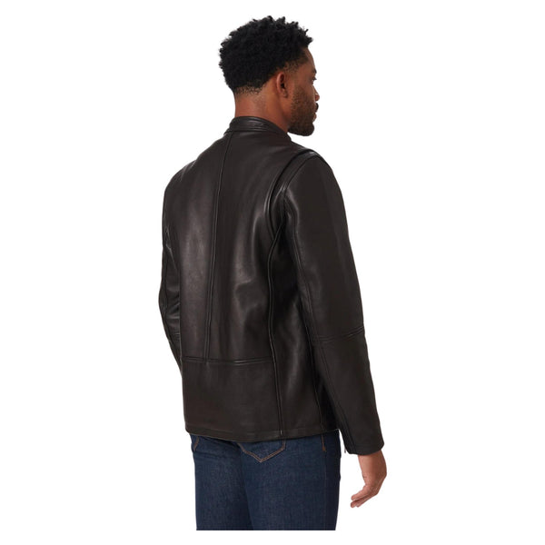 Cowhide - Cafe Racer Jacket - Vintage Black - Rooster 