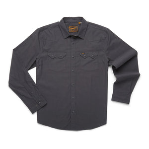 Crosscut Snapshirt – Midnight Chambray