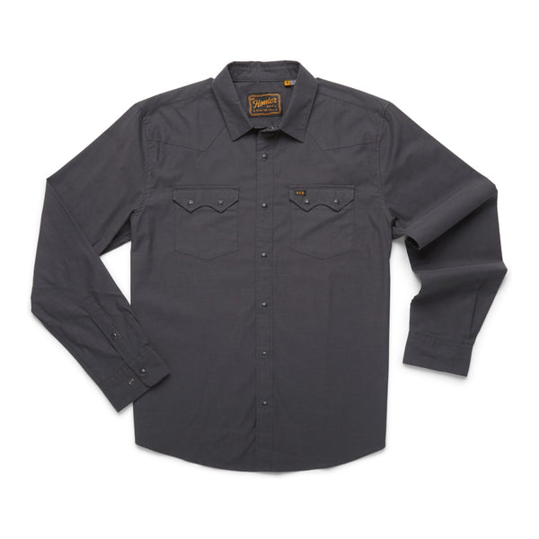 Crosscut Snapshirt – Midnight Chambray
