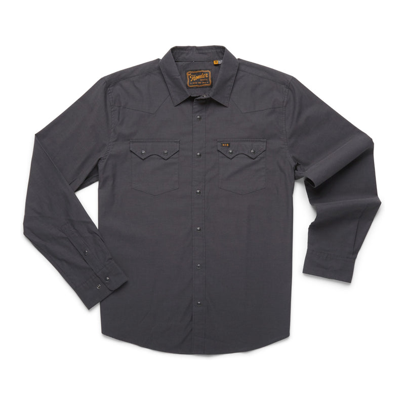 Crosscut Snapshirt – Midnight Chambray