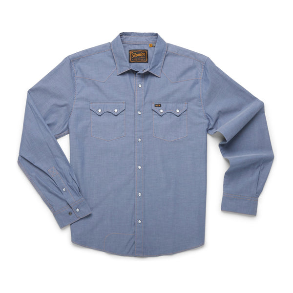 Crosscut Snapshirt – Classic Blue Chambray